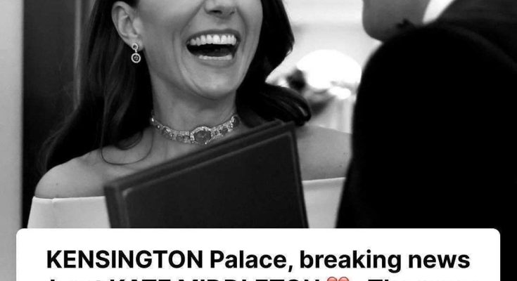 KENSINGTON Palace, breaking news about KATE MIDDLETON.