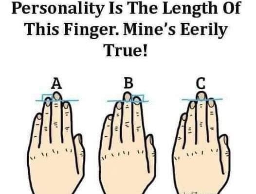 They Say The Secret To Your Personality Is The Length Of This Finger. Mine’s Eerily True!