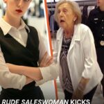 Saleslady Kicks Poor Old Woman Out of Luxury Store, Cop Brings Her Back Later