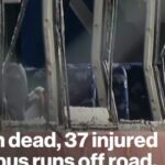 Seven people were killed and 37 others were injured after a bus ran off a road and overturned in Mississippi.​ Check the Comments 