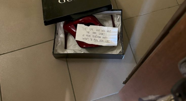 I Found Box with Shoes on My Doorstep with a Note: ‘THE ONE WHO WILL HAVE THE SAME SHOES AT YOUR BIRTHDAY PARTY TODAY WANTS TO RUIN YOUR LIFE”