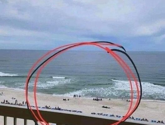 When you go to the beach and see a spot with no waves, don’t come closer