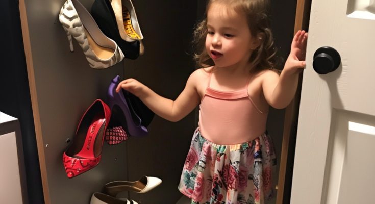 My 5-Year-Old Started Wearing My Wife’s High Heels & Using Her Lipstick, Accidentally Exposing Her Lie