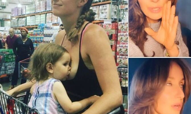 Mother posts picture breastfeeding toddler in public – she finally responds to all the backlash