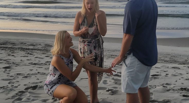 While on the Beach with My Husband, a Woman Ran Up, Knelt, and Said His Name