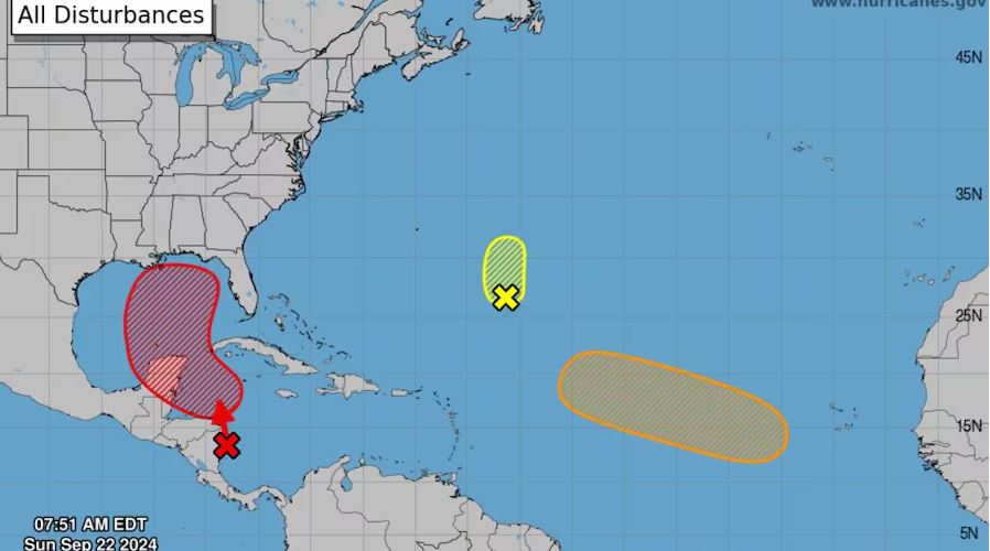 Floridians advised to plan as chance of storm in Gulf increases