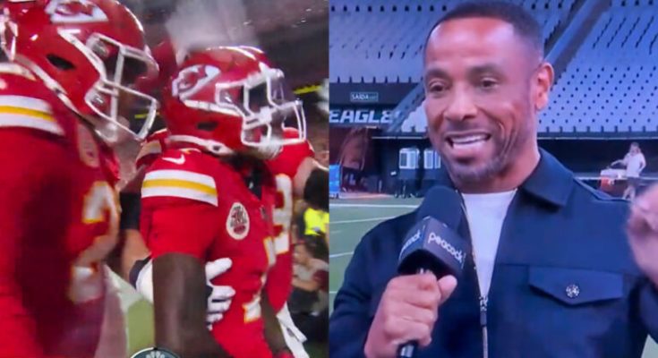 Rodney Harrison Is Getting Blasted For His Ridiculous Pregame Comments As Chiefs Rookie WR Xavier Worthy Makes Him Eat His Words In The Worst Way