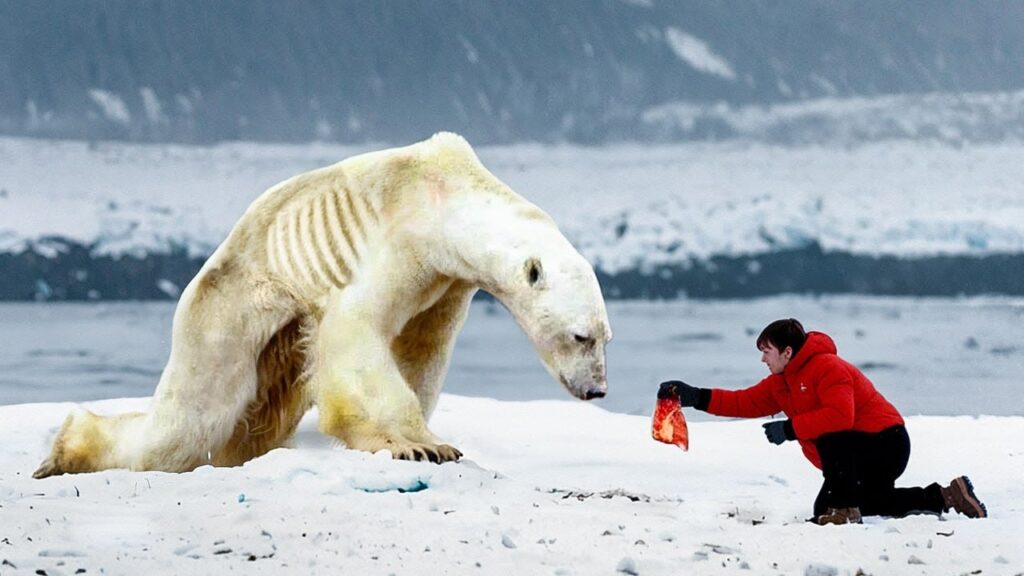 Man Helps A Starving Polar Bear. You Won’t Believe What Happens Next