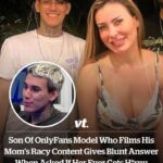 Teen son of OnlyFans star who films her X-rated content is asked if he ever gets ‘h*rny’ during shoots